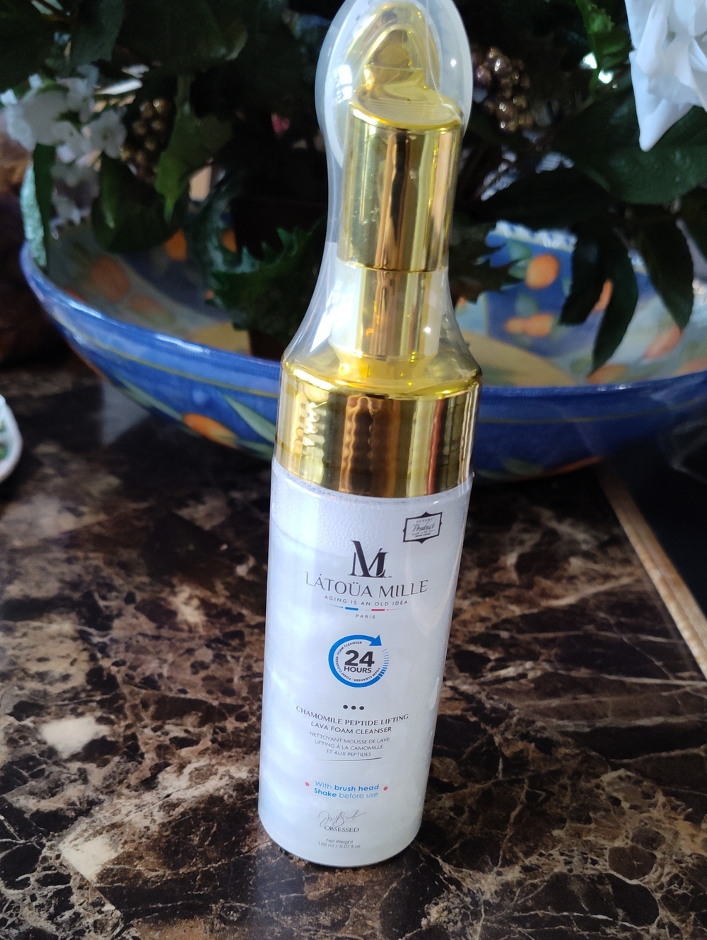 Latoua Mille Chamomile Peptide Lifting Lava Foam Cleanser